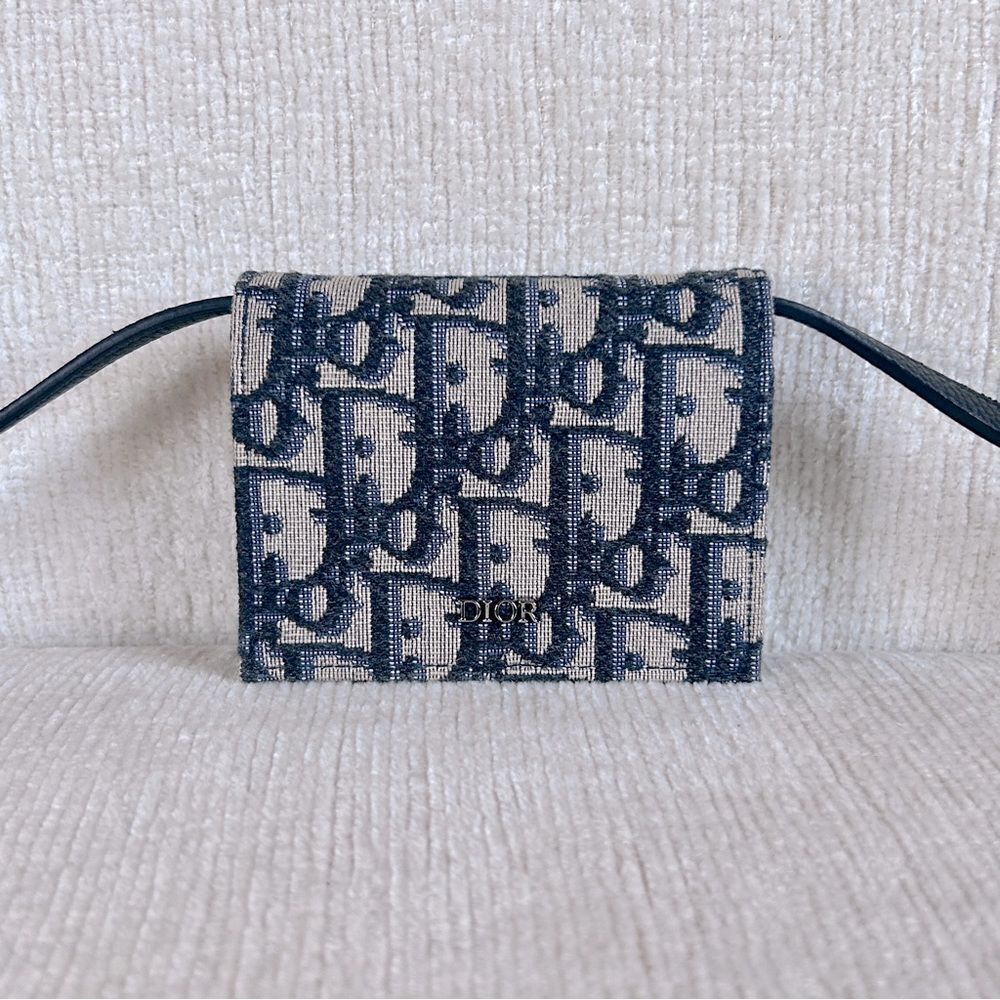 Dior Oblique Nano Wallet On Strap
